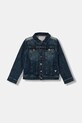 Guess kurtka jeansowa dziecięca bez kaptura niebieski L6RL13.D5FM0.PPY2