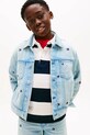 Tommy Hilfiger kurtka jeansowa dziecięca bawełniana niebieski KB0KB10397.128.176.PPY2