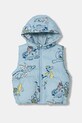 United Colors of Benetton bezrękawnik z kapturem turkusowy 2T2UGJ00R.P.Stagionale
