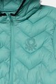 Chłopiec United Colors of Benetton krótka kurtka dziecięca 2TWDCN04V.G.Stagionale turkusowy