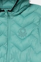 Chłopiec United Colors of Benetton krótka kurtka dziecięca 2TWDCN04V.G.Stagionale turkusowy