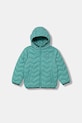 United Colors of Benetton kurtka dziecięca turkusowy 2TWDGN02V.P.Stagionale