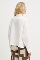 Odzież Weekend Max Mara koszula lniana CAPO 2615041022600 biały