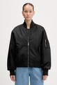 Tommy Jeans kurtka bomber bez kaptura czarny DW0DW22046
