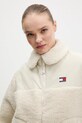Odzież Tommy Jeans kurtka DW0DW22053 beżowy