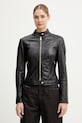 Kožená bunda Marciano by Guess NADA usňová koža čierna 6RGL09.7133A