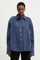 BOSS Orange koszula jeansowa C OVERSHIRT 1.0 klasyczny granatowy 50552520