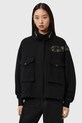 Odzież AllSaints kurtka bawełniana W151JD czarny