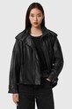 AllSaints kurtka skórzana nieocieplane czarny W051LD