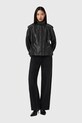 AllSaints kurtka skórzana W051LD czarny
