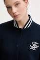 Tommy Hilfiger kurtka bomber z dodatkiem wełny WW0WW47760 granatowy