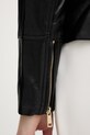 Δερμάτινο μπουφάν Guess CLAUDINE W6RL52.WL850 μαύρο