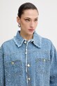 Guess kurtka jeansowa AMANDINA niebieski W6RN67.D6871