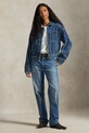 Odzież Polo Ralph Lauren kurtka jeansowa 211A93907 niebieski