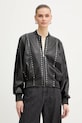 Karl Lagerfeld kurtka bomber nieocieplane czarny B1W14036