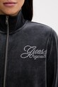 Guess Originals bluza welurowa W6RQ26.KCUF1 szary