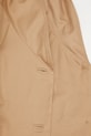 GANNI kurtka bawełniana W0220 beżowy