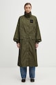 GANNI parka zielony A1010049