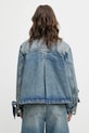 Odzież GANNI kurtka jeansowa A1010057 niebieski