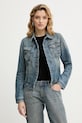 G-Star kurtka jeansowa bez kaptura niebieski D27939.D788