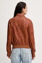 Odzież Pinko kurtka skórzana 106233.A31X brązowy