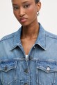 Pinko kurtka jeansowa damska bawełniana niebieski 106389.A341