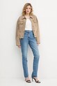 Pinko kurtka jeansowa 106389.A37D beżowy SS26