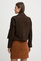 Odzież Pedro del Hierro kurtka zamszowa 5493063 brązowy