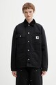 Carhartt WIP kurtka bawełniana W OG Michigan Coat bez kaptura czarny I036315.00EB7