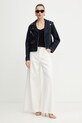 Morgan ramoneska damska jeansowa VSOUBIA granatowy SS26