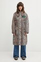 Barbour geacă x Ganni Leopard Waterproof maro LWB0931BK11