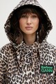 Barbour geacă x Ganni Leopard Waterproof LWB0931BK11
