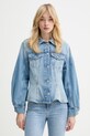 Liu Jo kurtka jeansowa bez kaptura niebieski UA6199.D0309