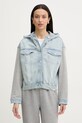 Liu Jo kurtka damska jeansowa niebieski UA6215.D0340