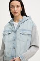 Liu Jo kurtka damska jeansowa niebieski UA6215.D0340