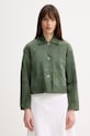 Marella krótka kurtka damska zamszowa MLMECCESSO zielony 2613441035200