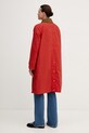 Odzież Barbour długa kurtka damska bawełniana Hollington LCA0400 czerwony