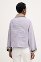 Îmbrăcăminte Barbour jachetă scurtă pentru femei, din bumbac LCA0377 violet