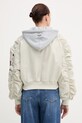 Odzież Alpha Industries kurtka Short Hooded Bomber Light W 266000 szary