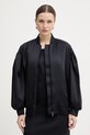 Twinset kurtka bomber bez kaptura czarny 261TP2750