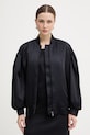Twinset kurtka bomber bez kaptura czarny 261TP2750
