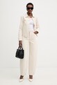 Trussardi kurtka jeansowa damska bawełniana R4006100013N beżowy SS26
