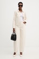 Trussardi kurtka jeansowa damska bawełniana R4006100013N beżowy SS26