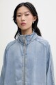 Gestuz kurtka jeansowa damska z lyocellu niebieski 10911024