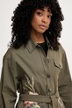 Luisa Spagnoli куртка жіноча бавовняна з еластаном Vernet зелений 542946