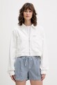 Guess Jeans traper jakna ženska s pamukom bijela W6GN11.D5NW2