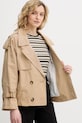 Sisley тренч жіночий з бавовною 2RRMLN06Y