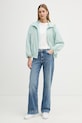 United Colors of Benetton kurtka damska 22W9DN09N turkusowy SS26