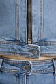United Colors of Benetton kurtka jeansowa damska bawełniana z elastanem 2S90DN095 niebieski