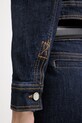 United Colors of Benetton kurtka jeansowa damska bawełniana z elastanem 2S90DN095 granatowy